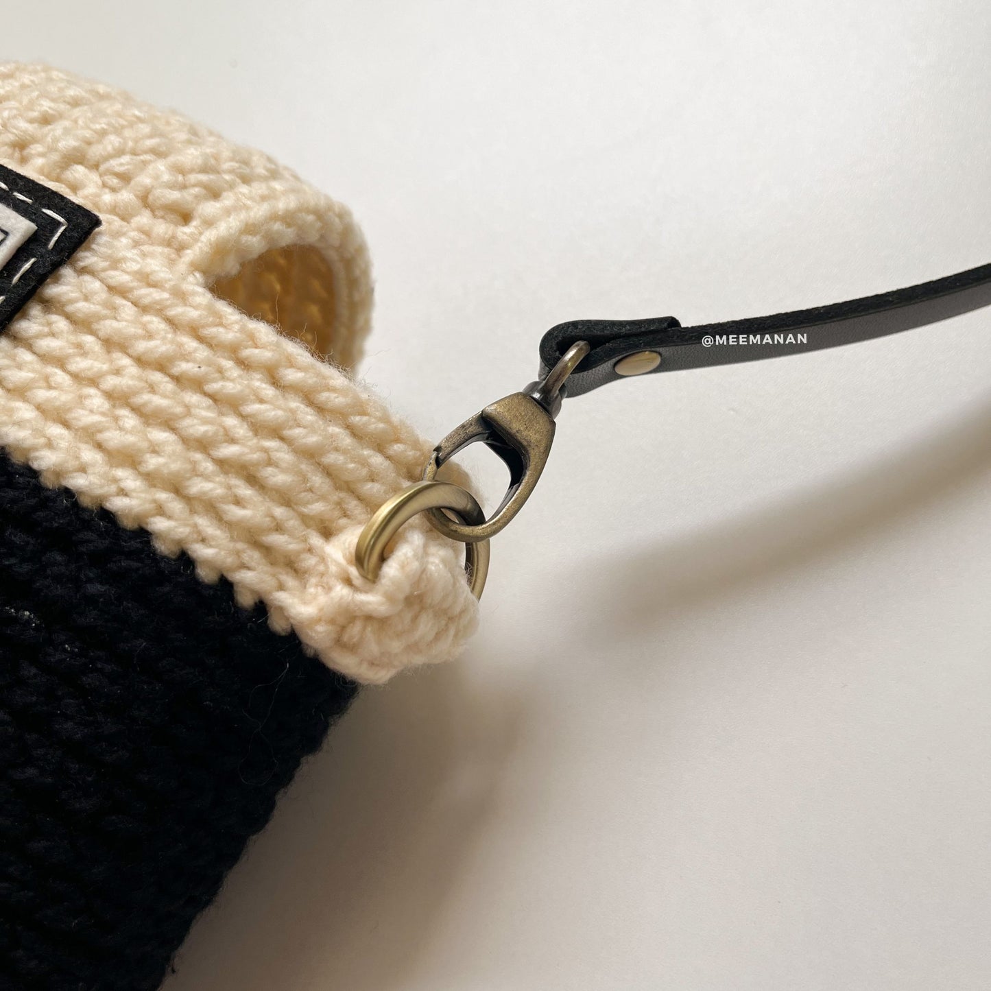 PRE-ORDER / Crochet Fuji Instax Case - Black Camera