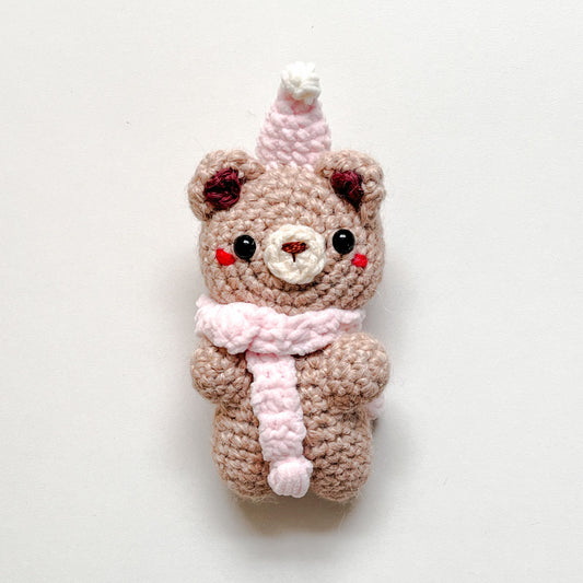 Winter Bear Keychain