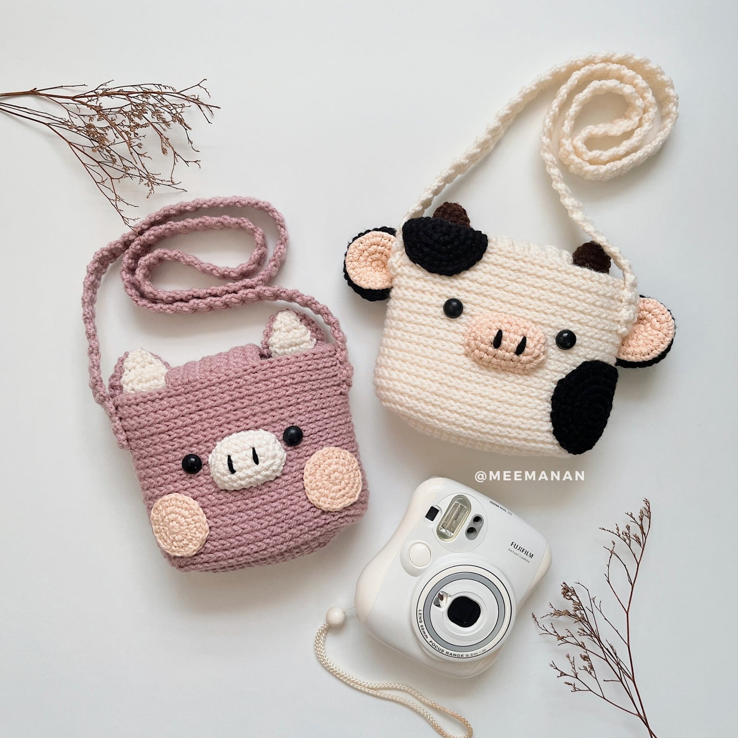 BUNDLE Instax Case Cute Animals Vol.2