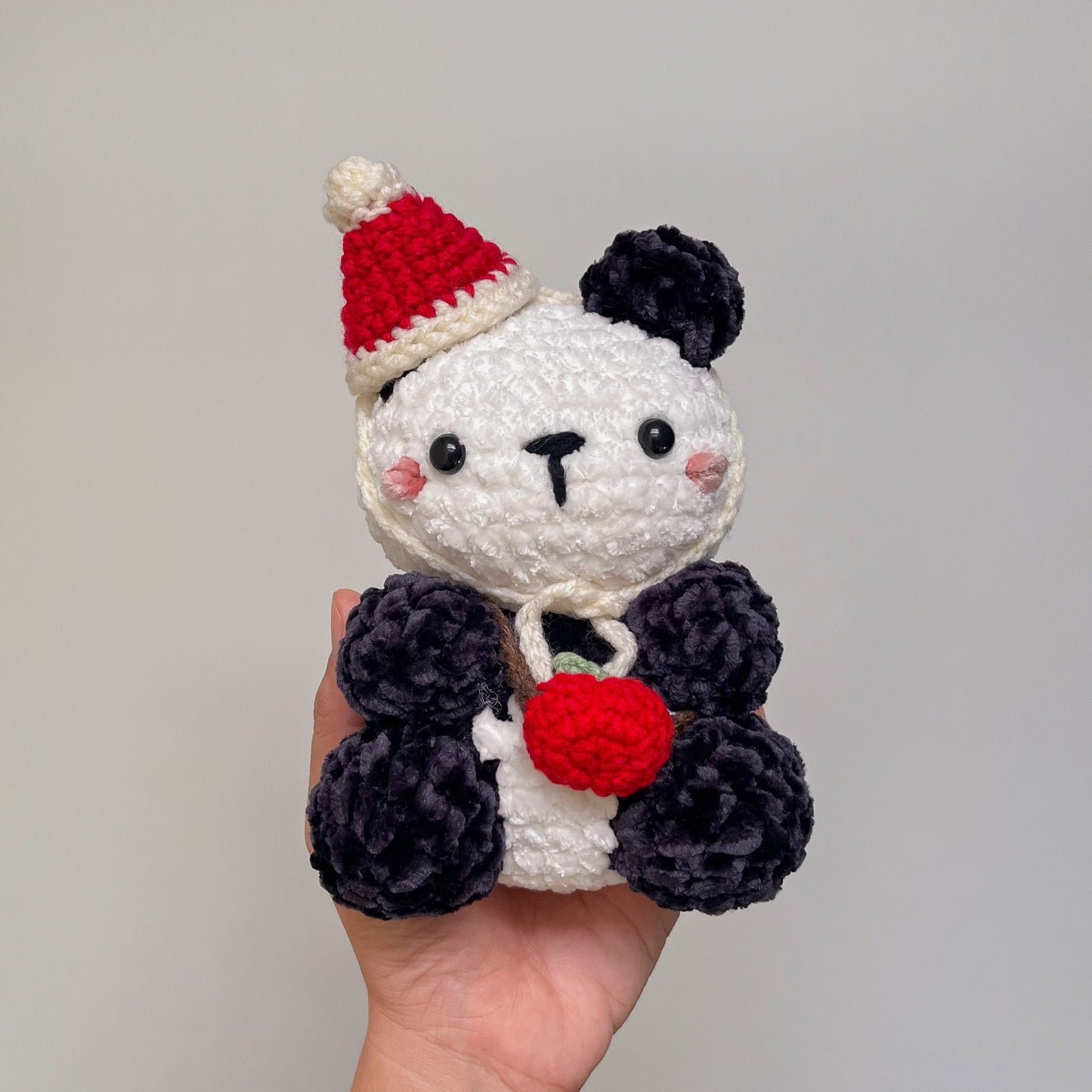 Crochet Panda Amigurumi - Handmade Plush Toy