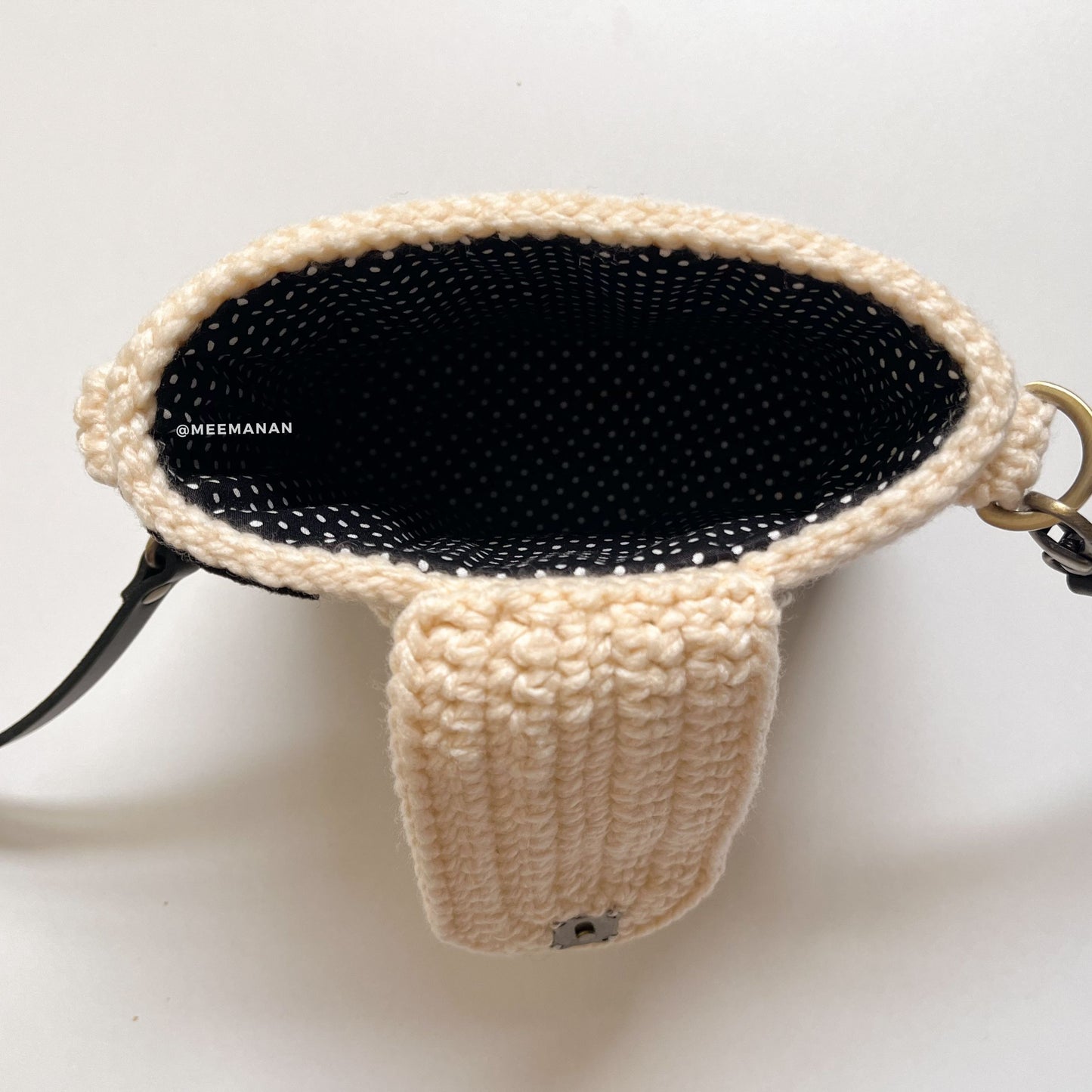 PRE-ORDER / Crochet Fuji Instax Case - Black Camera