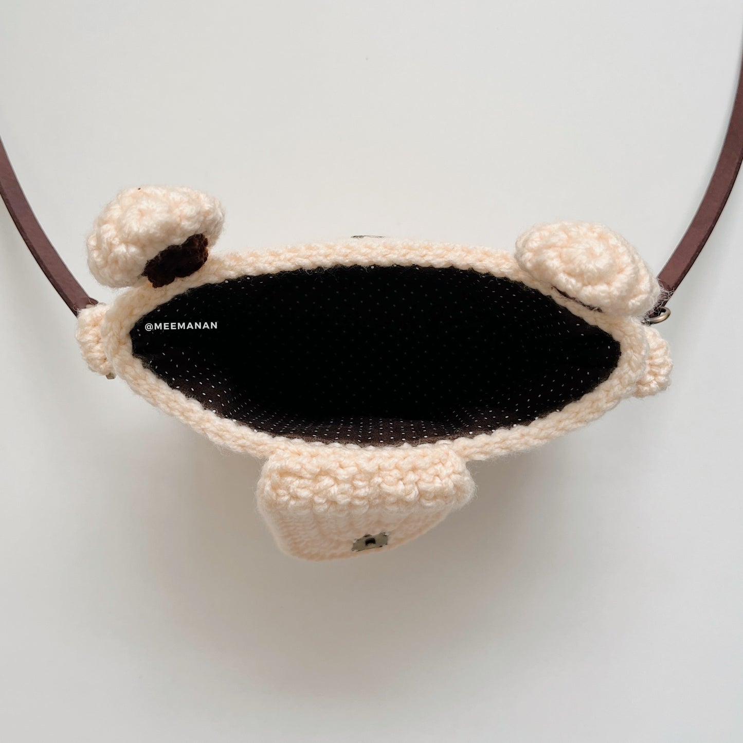 MADE TO ORDER / Crochet Fuji Instax Case - Rabbit