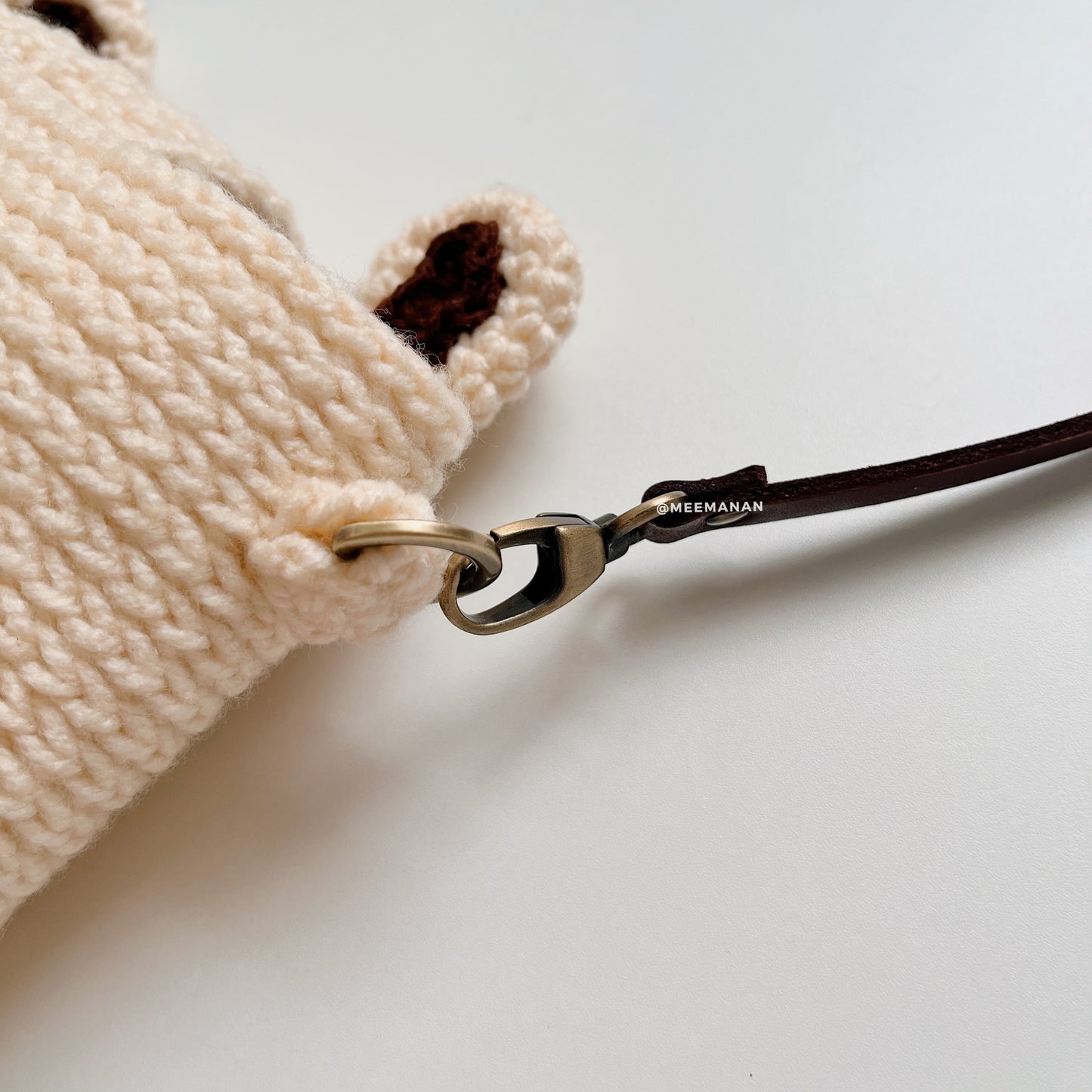 MADE TO ORDER / Crochet Fuji Instax Case - Rabbit