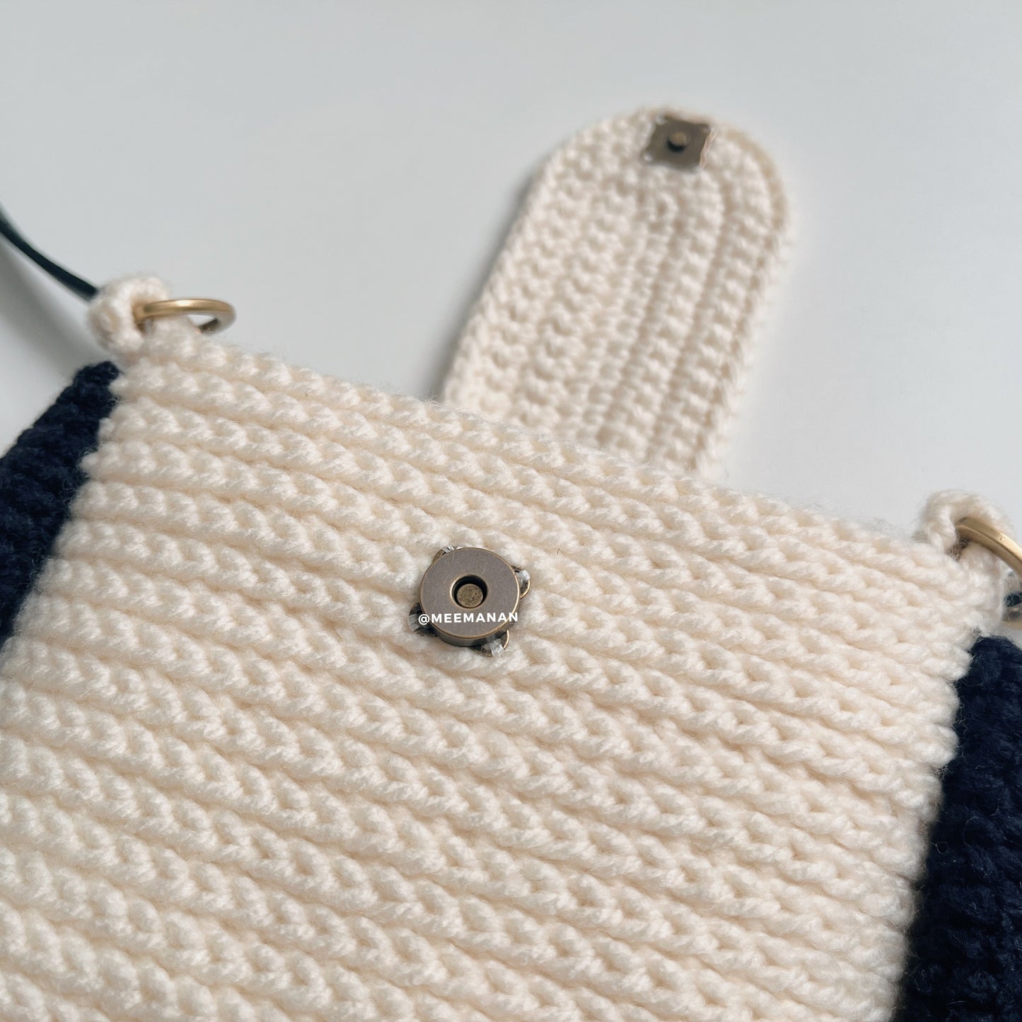 MADE TO ORDER / Crochet Fuji Instax Case - Dog