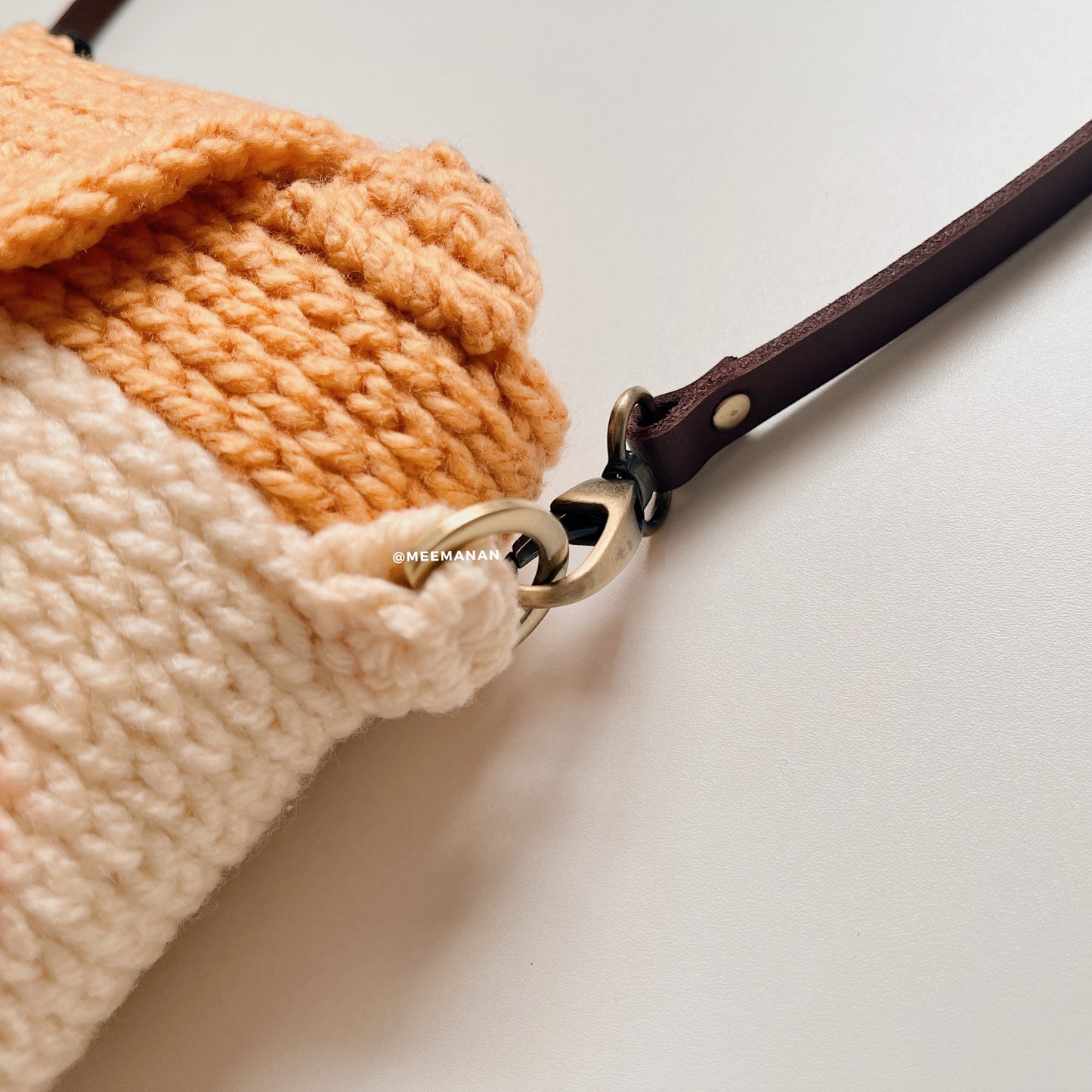 MADE TO ORDER / Crochet Fuji Instax Case - Fox