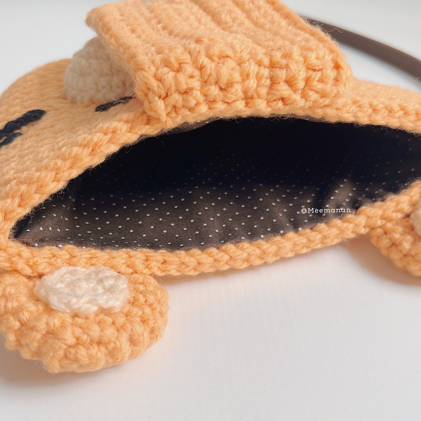 MADE TO ORDER / Crochet Fuji Instax Case - Tiger