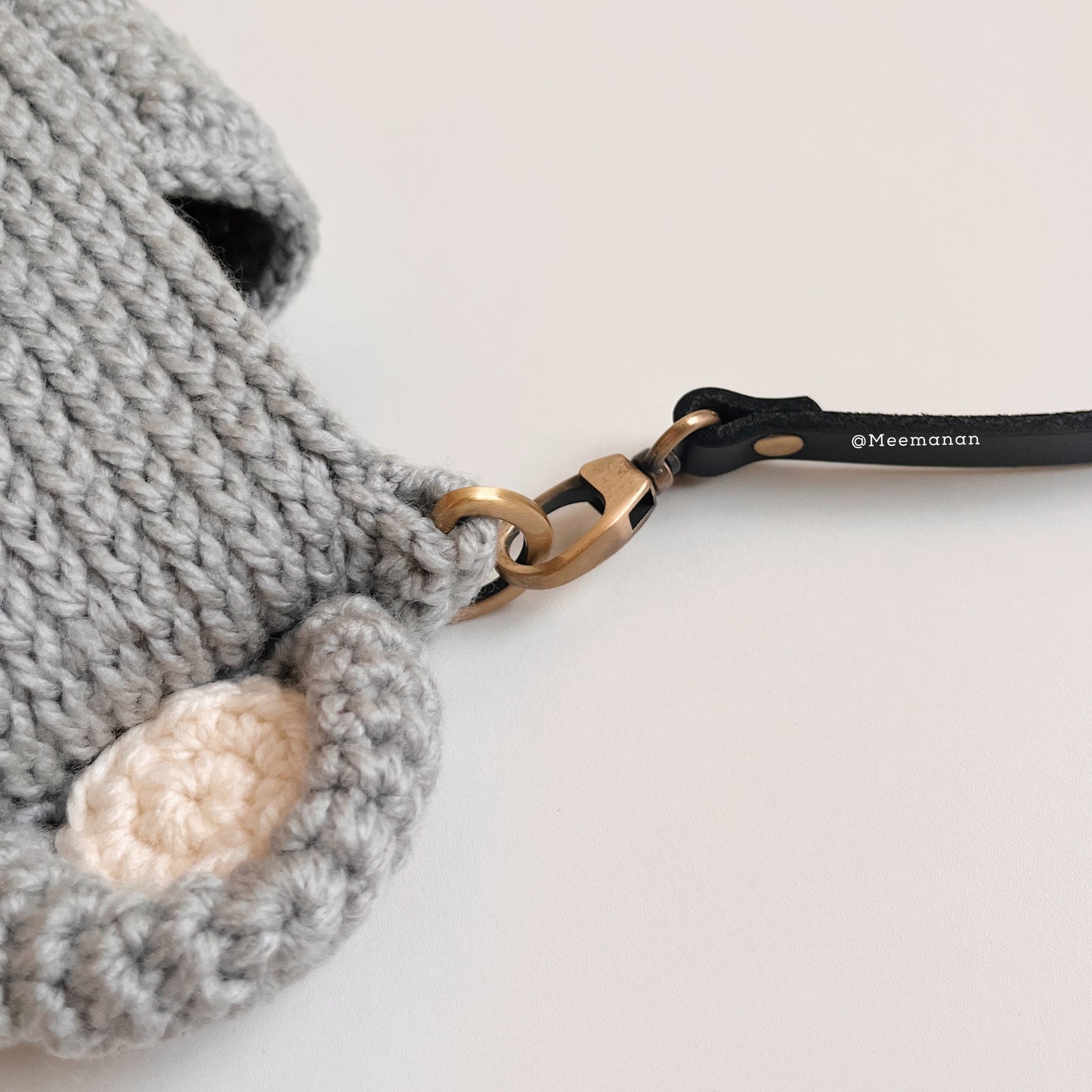 MADE TO ORDER / Crochet Fuji Instax Case - Koala