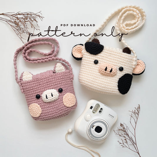 Pattern Fuji Instax Case | Pig & Cow