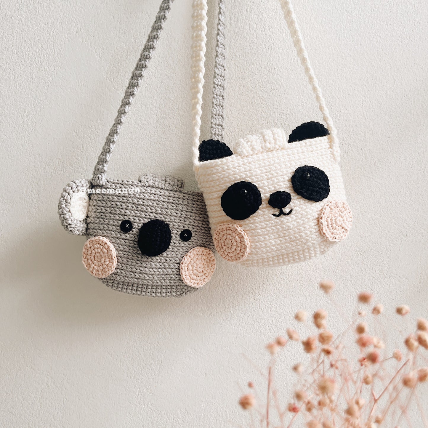 Pattern Fuji Instax Case | Koala & Panda