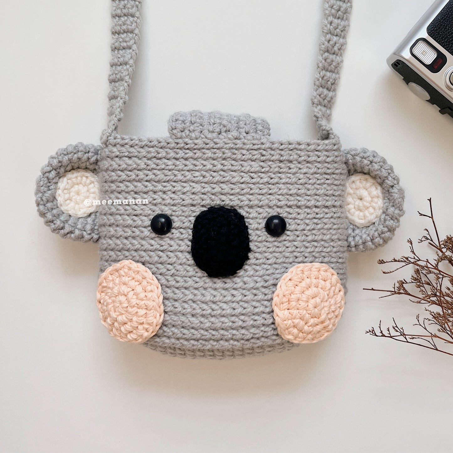 Pattern Fuji Instax Case | Koala & Panda