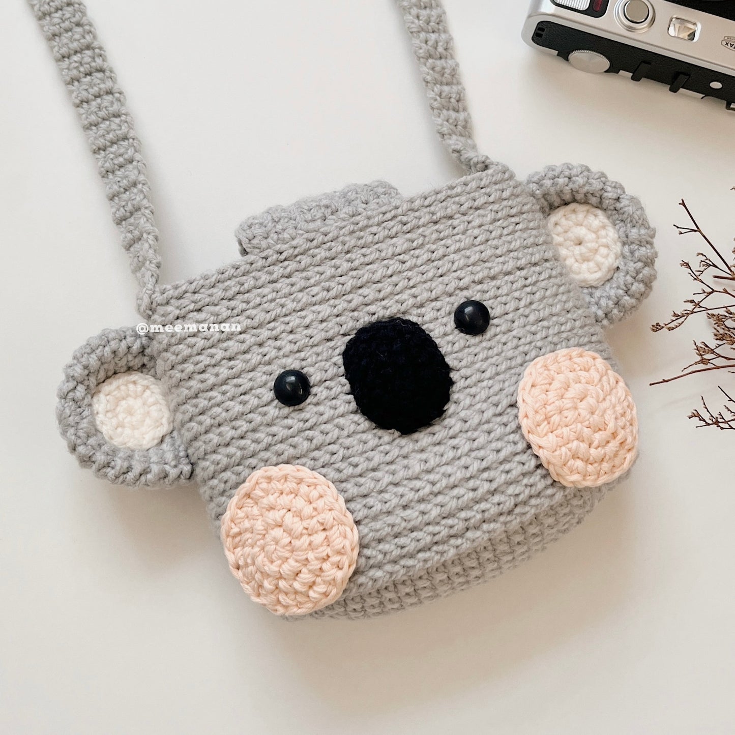 Pattern Fuji Instax Case | Koala & Panda