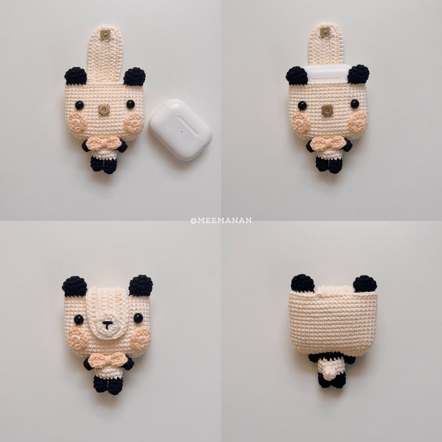 Pattern EarPods Pouch | Koala & Panda