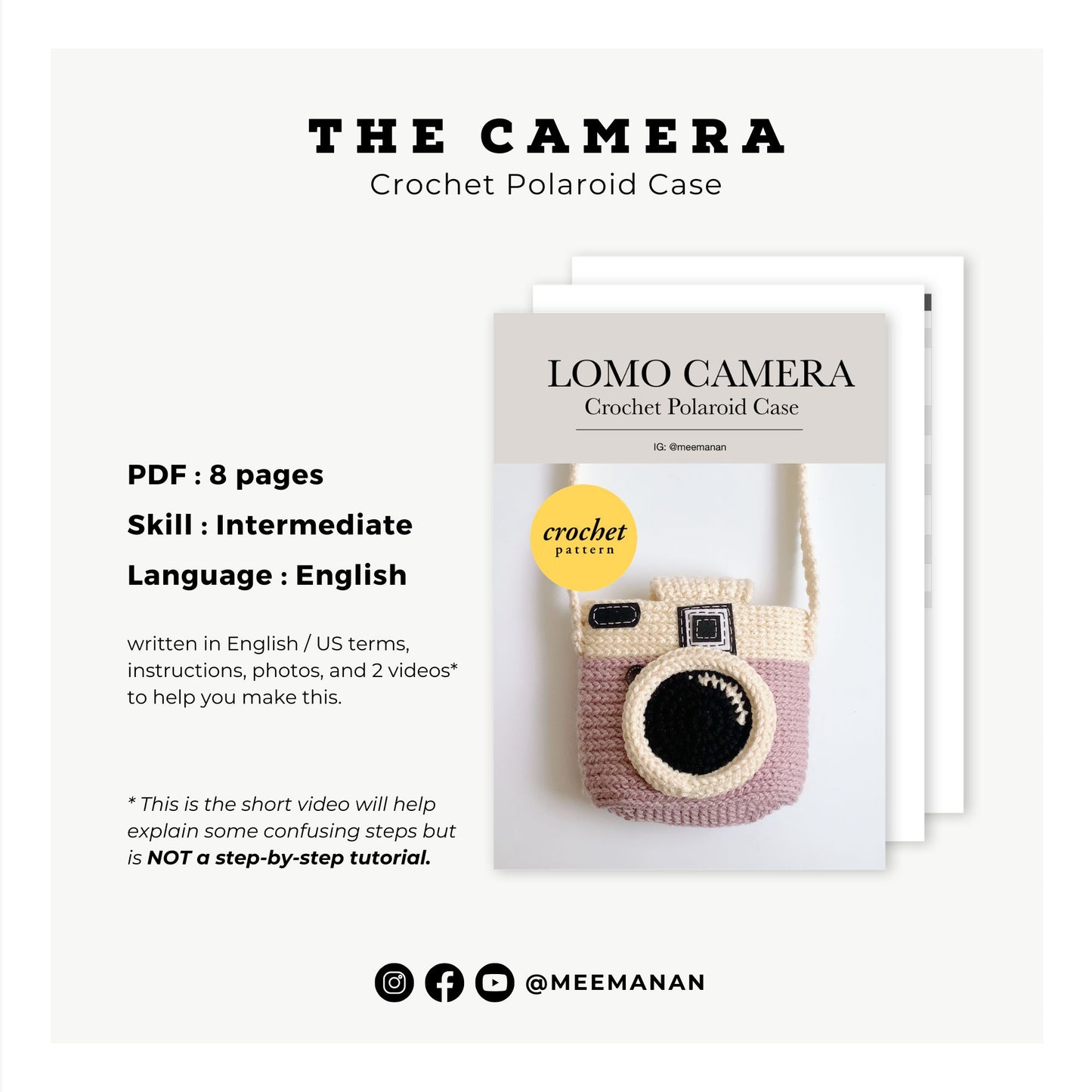 Pattern Fuji Instax Case | Camera