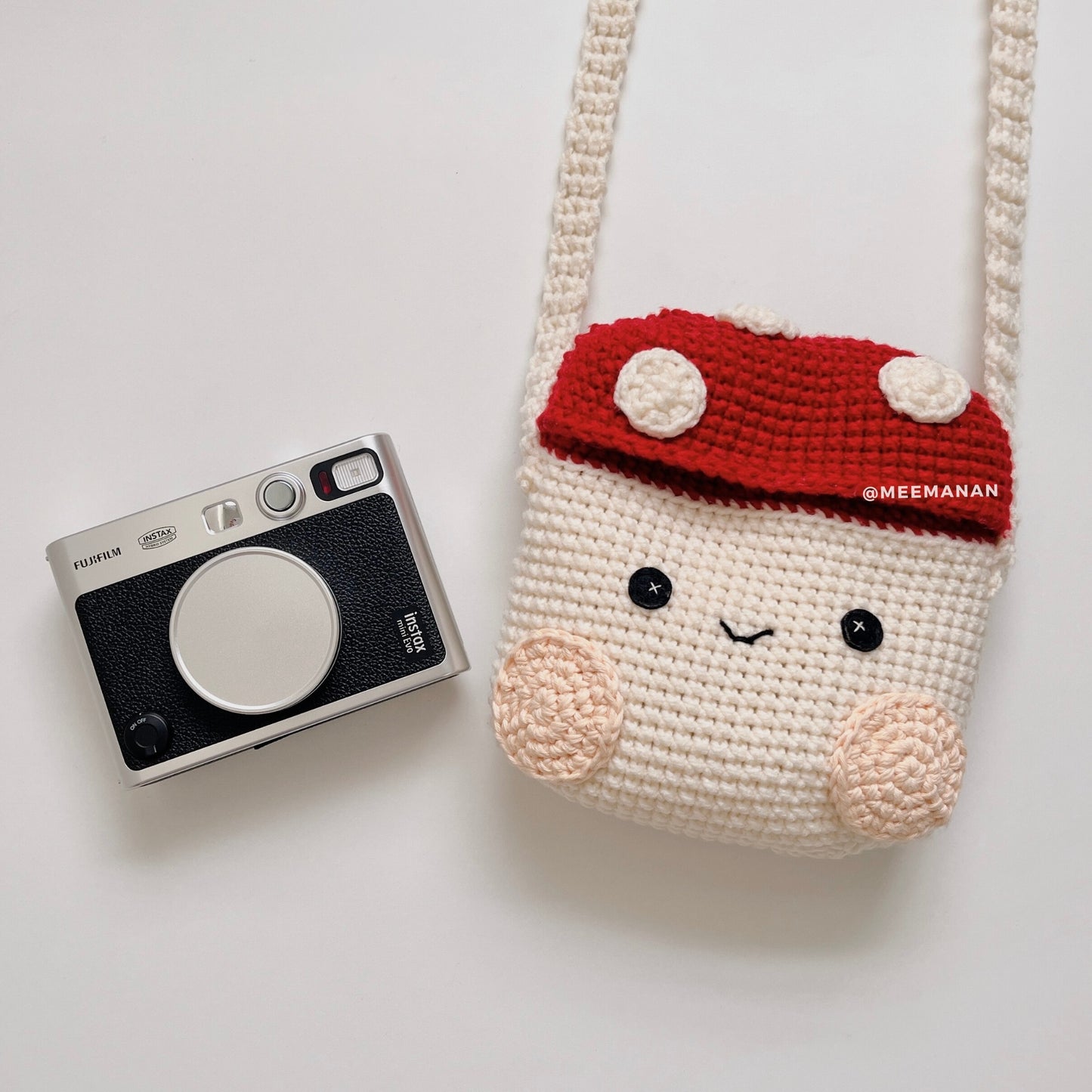 VIDEO + Pattern Fuji Instax Case | A Mushroom