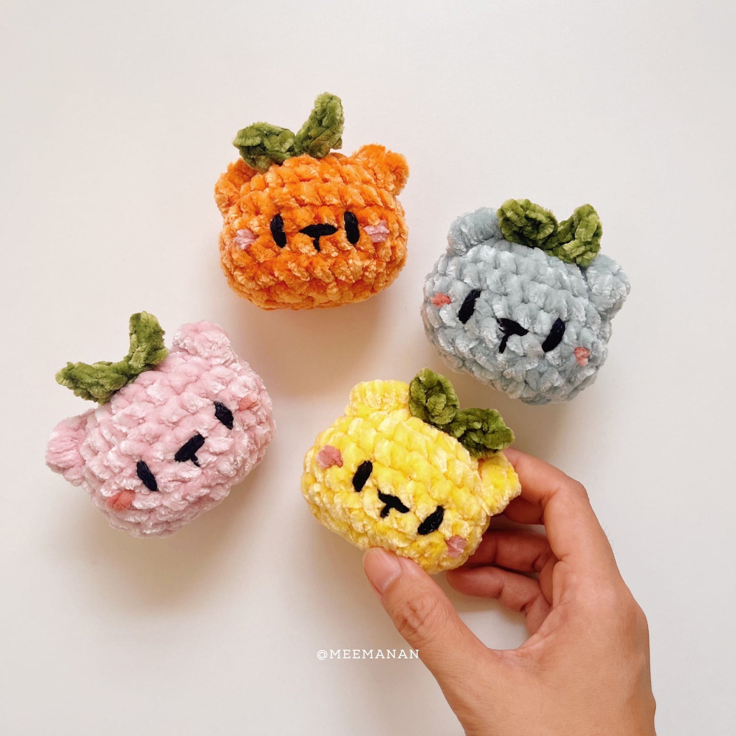 YOUTUBE + Pattern Gummy Bear Doll & Keychain
