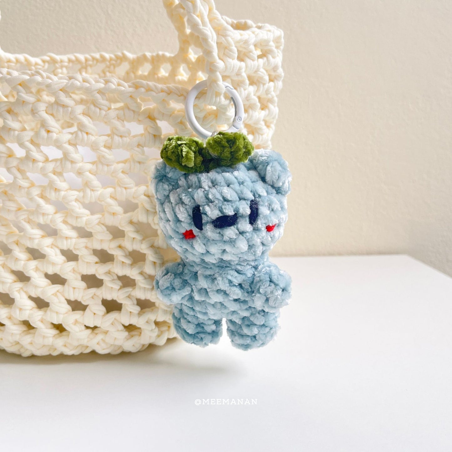 YOUTUBE + Pattern Gummy Bear Doll & Keychain