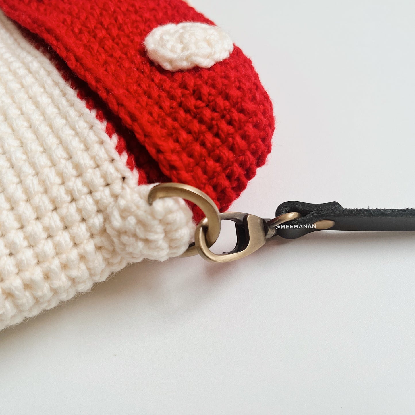 MADE TO ORDER / Crochet Fuji Instax Case - Mushroom