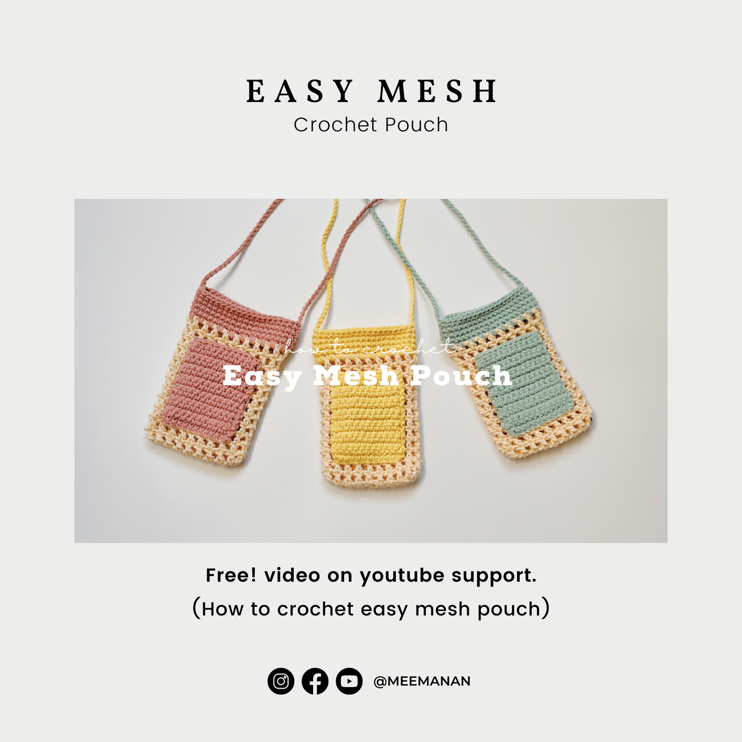 VIDEO + Pattern Easy Mesh Bag