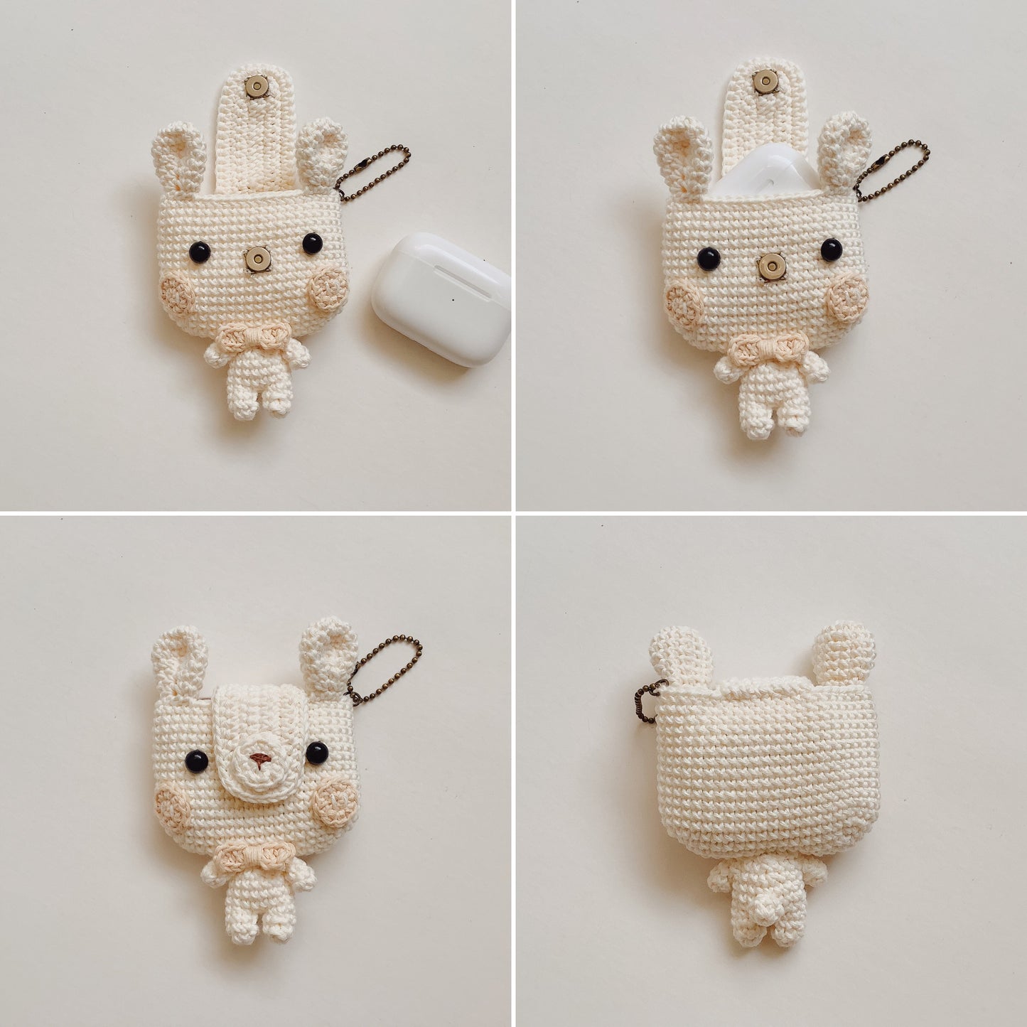 Pattern EarPods Pouch | Bear & Rabbit