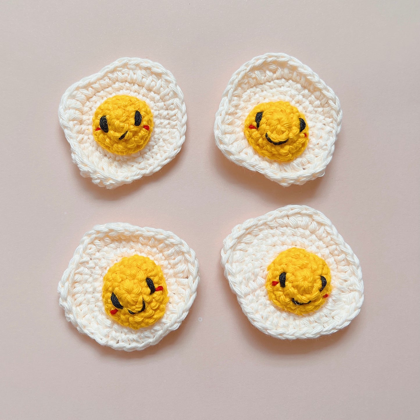 VIDEO + Pattern Bread Coin Purse with Fried Egg Keychain