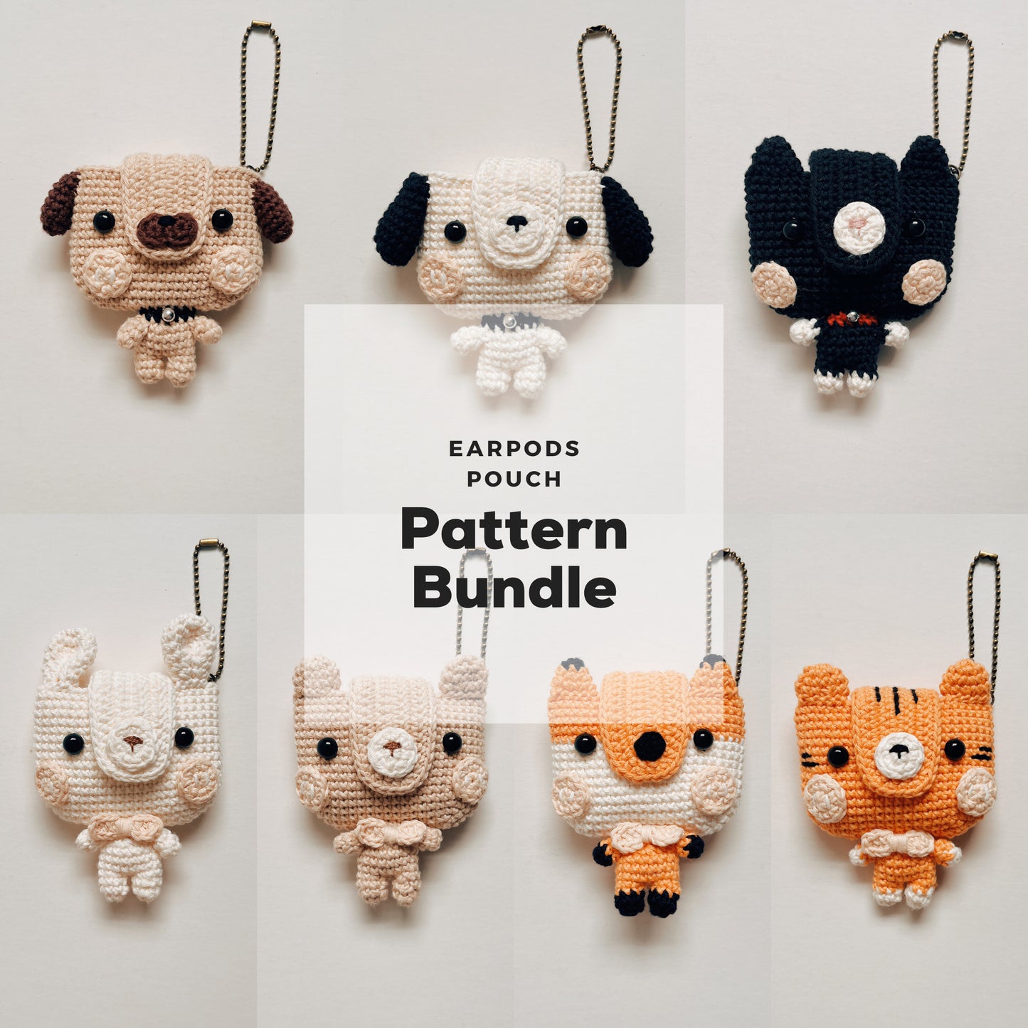 BUNDLE EarPods Pouch Cute Animals