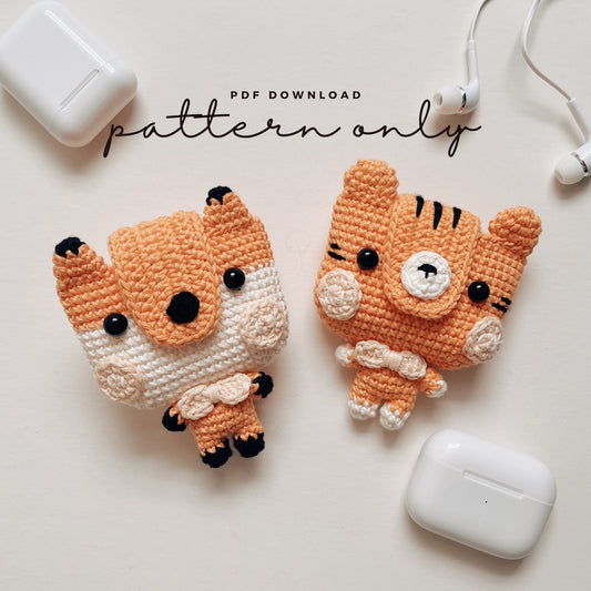 Pattern EarPods Pouch | Fox & Tiger