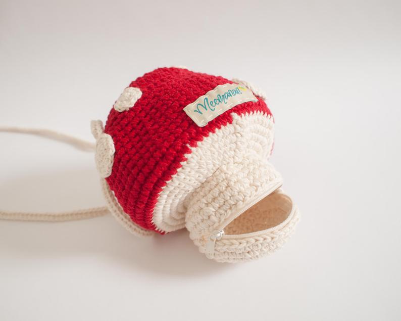 Pattern Mushroom Mini Bag