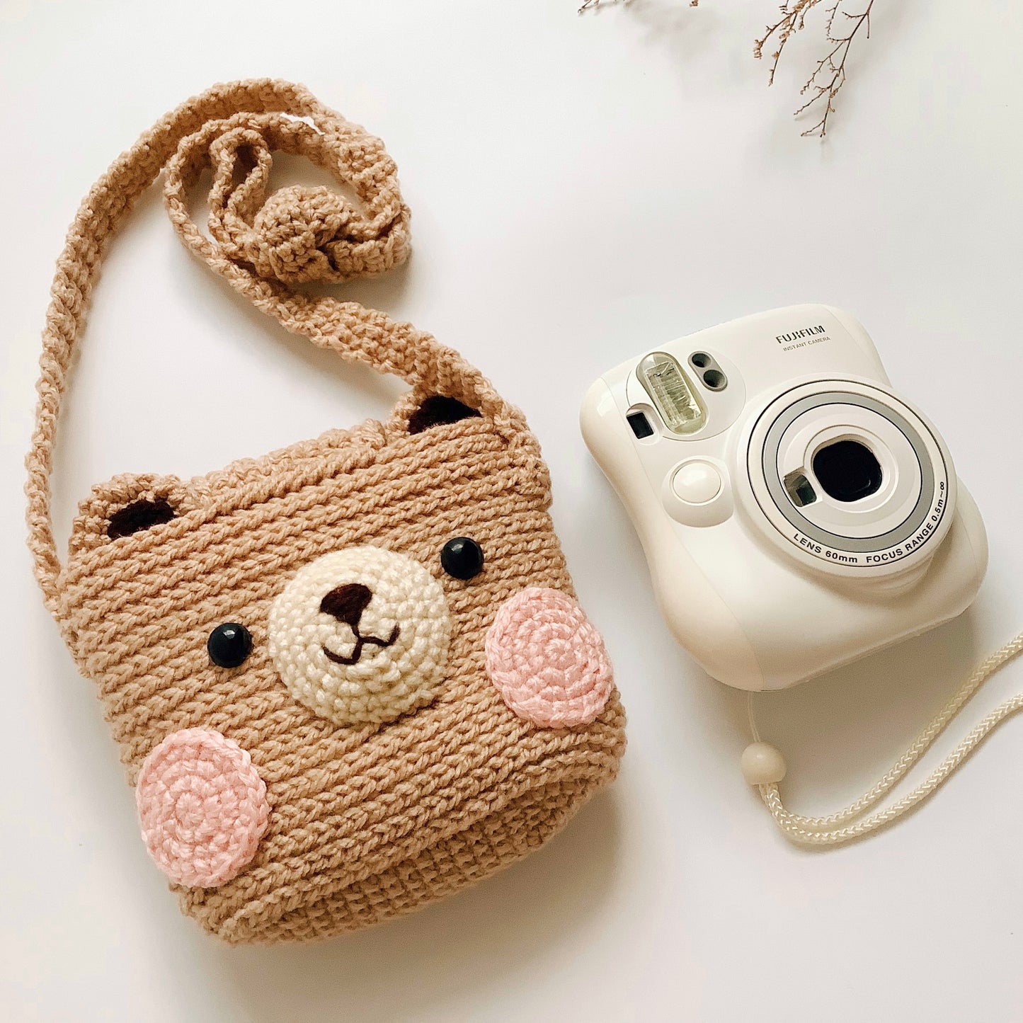 Pattern Fuji Instax Case | Bear & Rabbit