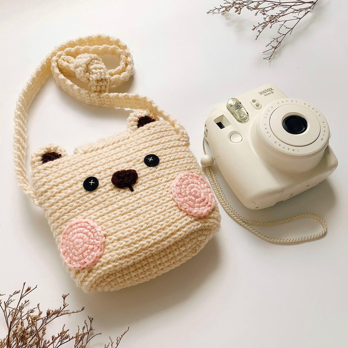 Pattern Fuji Instax Case | Bear & Rabbit