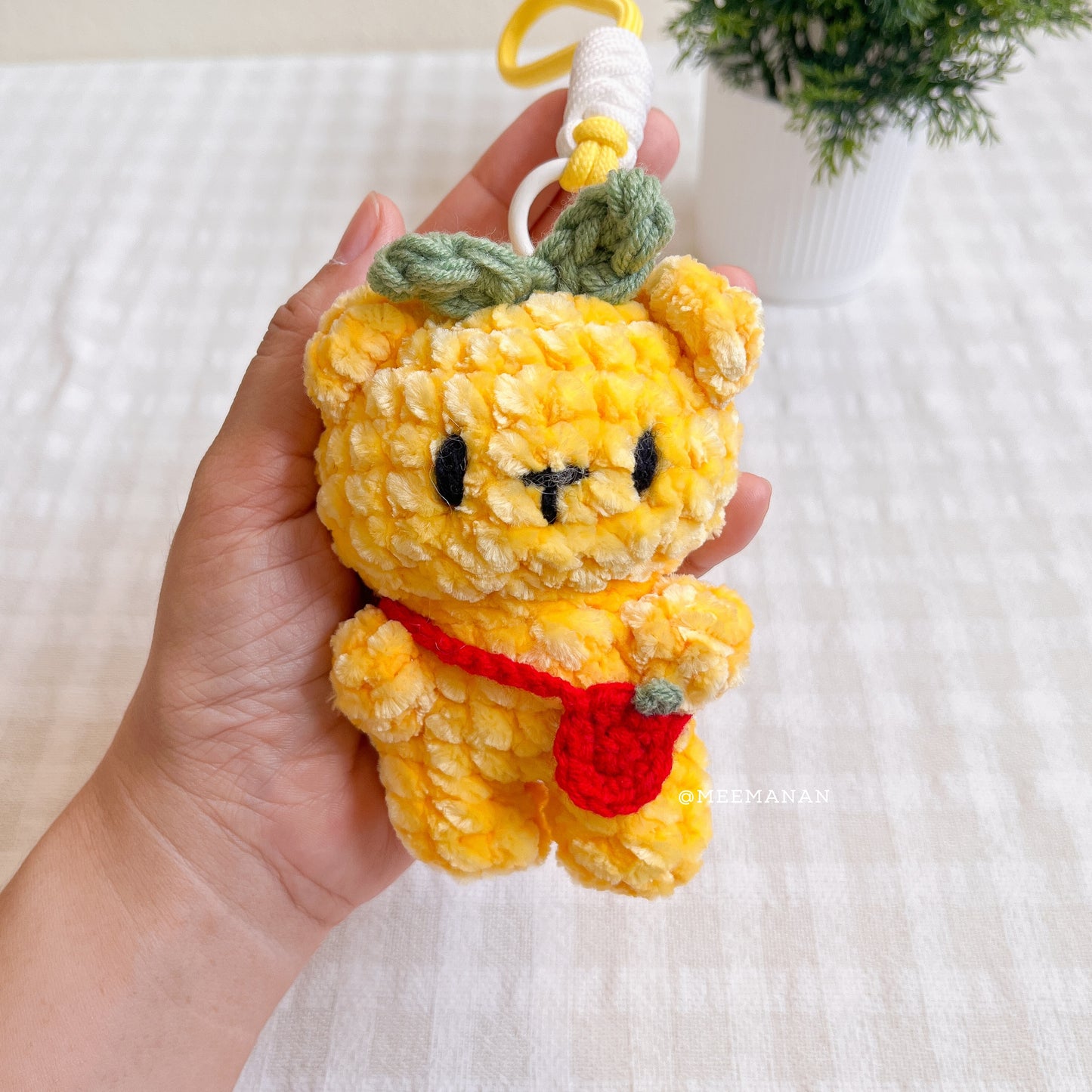 Sweet Gummy Friends Crochet Keychain