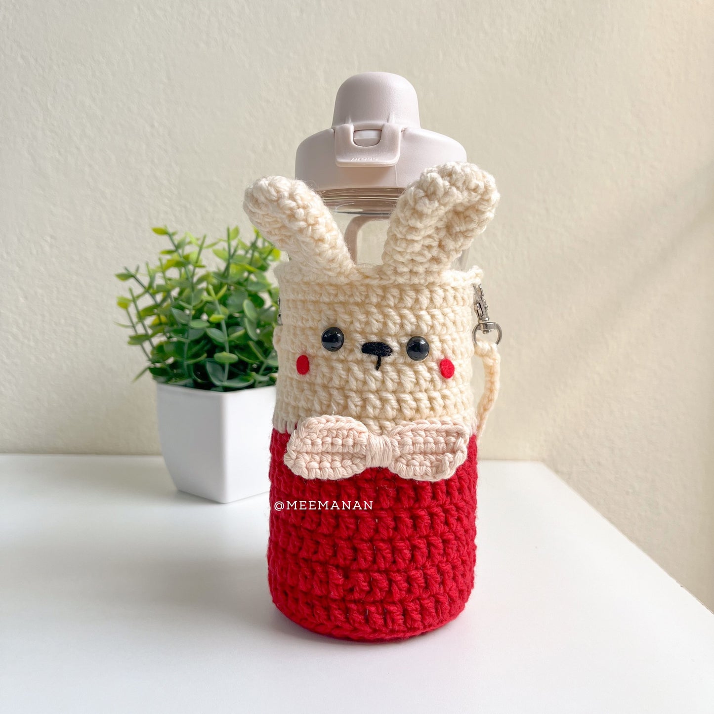[In Stock] Cute Bunny Eco-Friendly Drink Bag