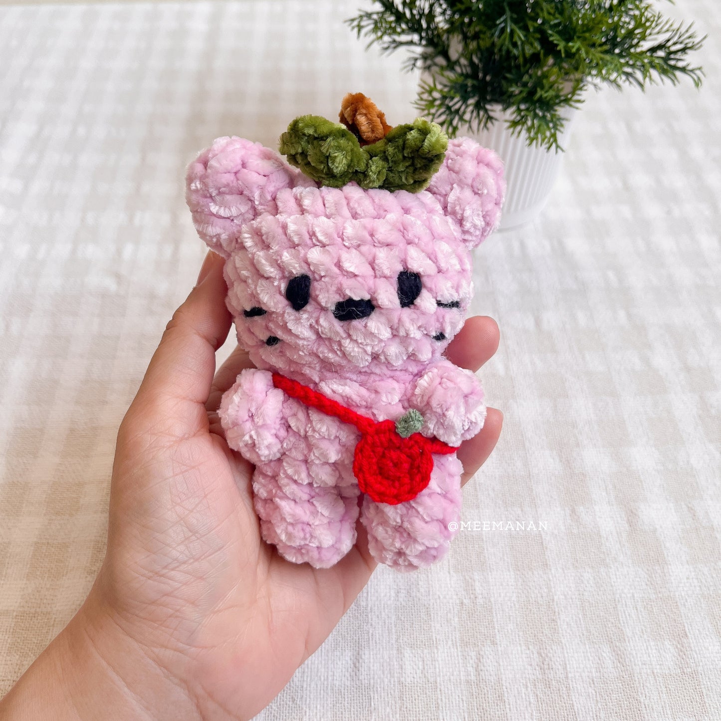 Sweet Gummy Friends Crochet Keychain