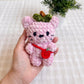 Sweet Gummy Friends Crochet Keychain