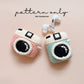 Pattern Airpods Crochet with Silicone Case | Camera