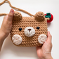 Bear Mini Bag with Tomato Charm