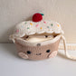 Cupcake Crochet Bag - Handmade Crossbody Purse