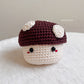 Mini Mushroom Crochet Basket