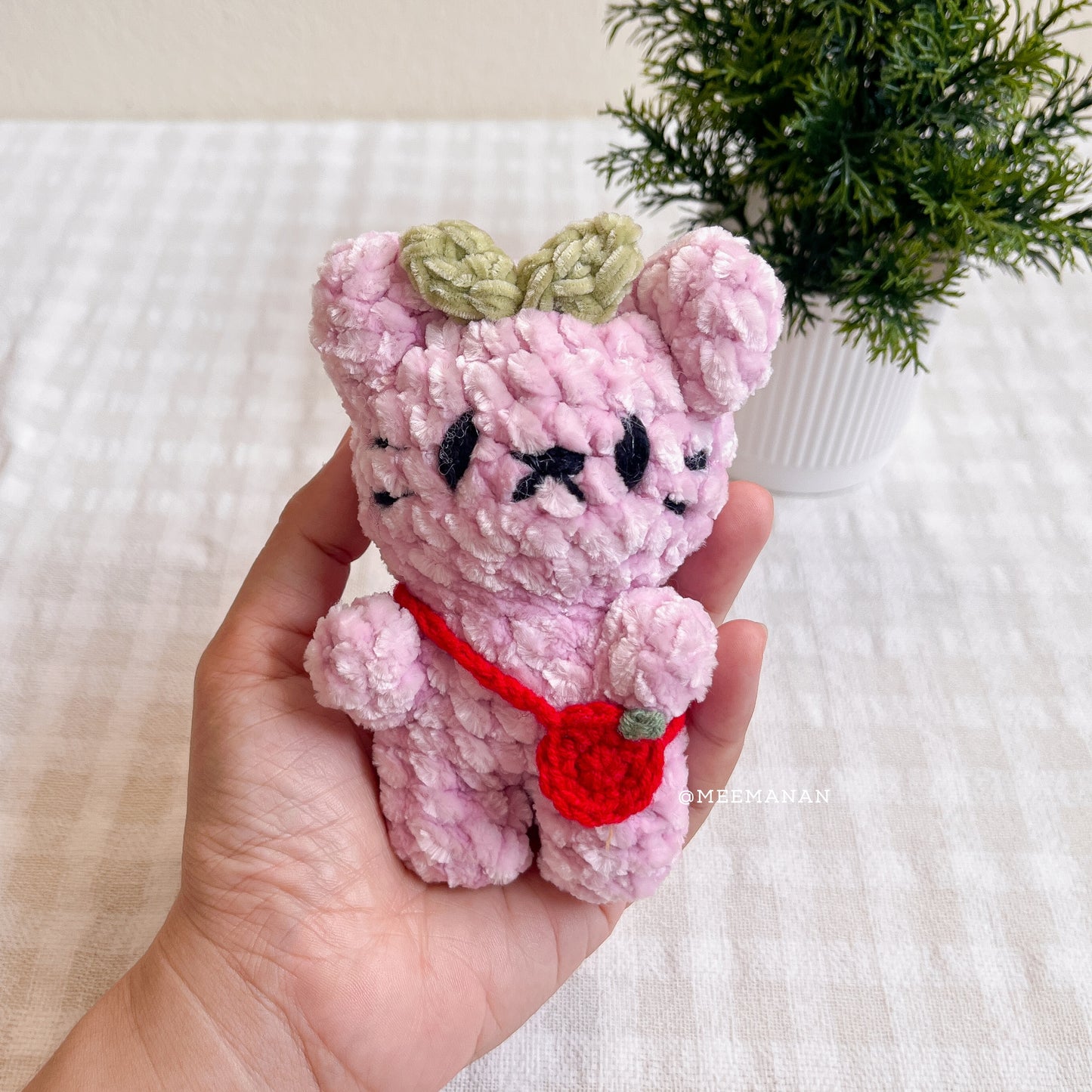 Sweet Gummy Friends Crochet Keychain
