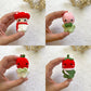 Mini Garden (Mushroom, Tulip, Apple, Tomato) Crochet Pattern PDF