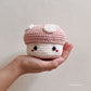 Mini Mushroom Crochet Basket