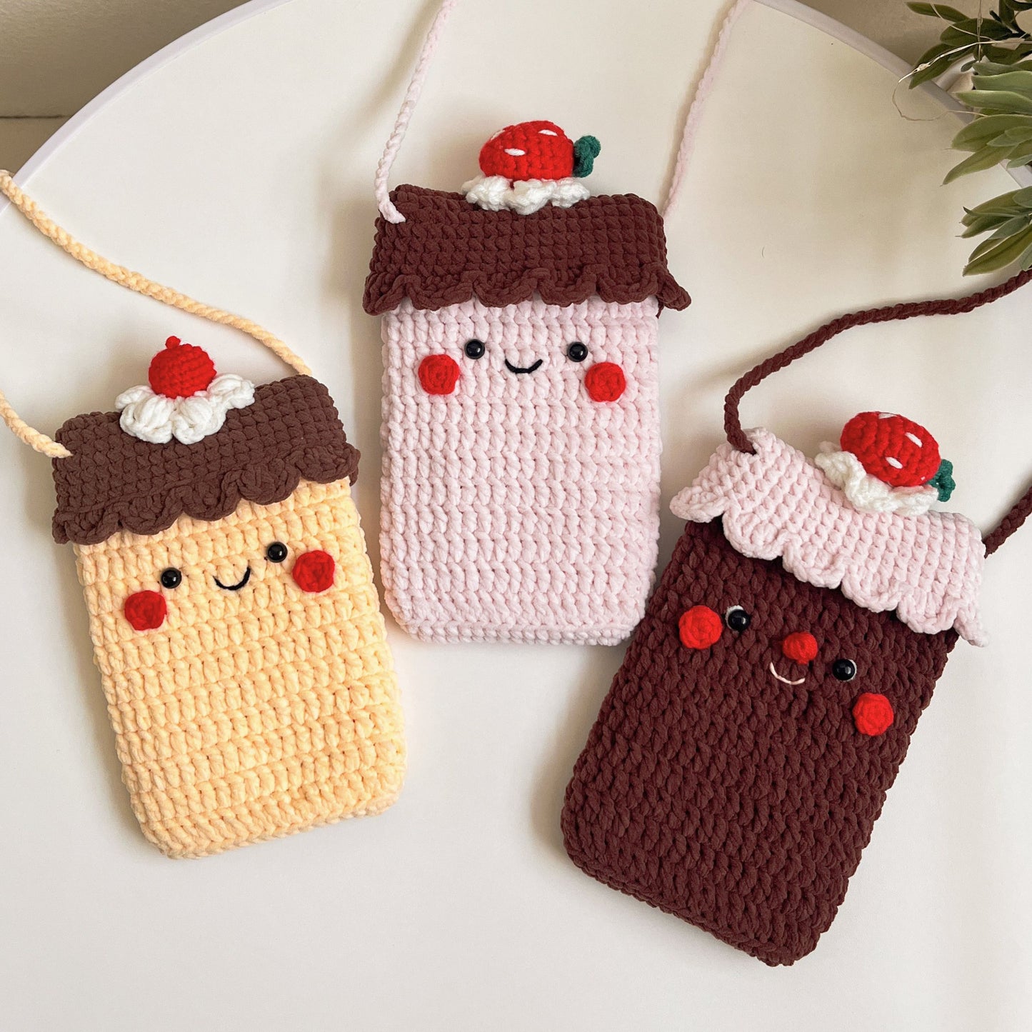 Cupcake & Pudding Phone Pouch