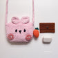 Bunny Mini Bag with Carrot Charm