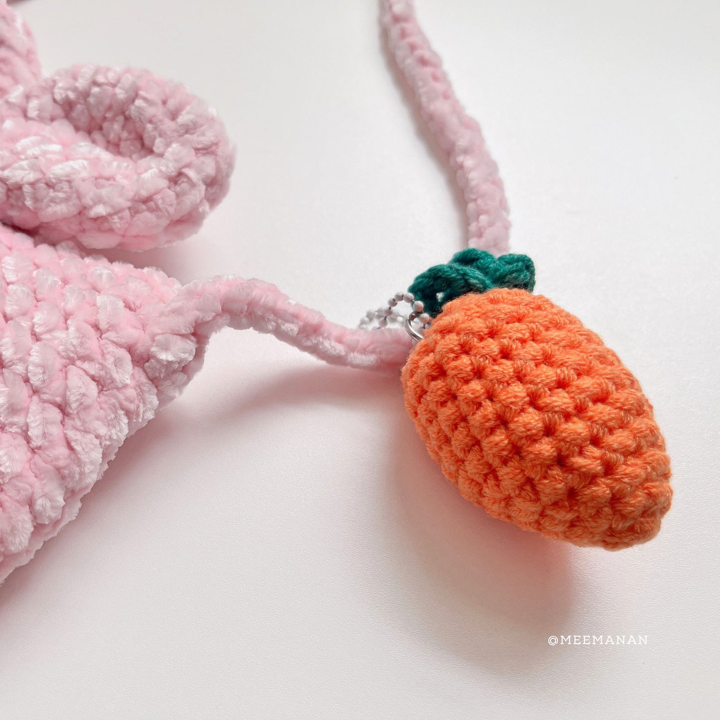 Bunny Mini Bag with Carrot Charm