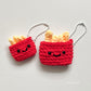 Beer Phone Pouch & Fries Keychain Crochet Pattern PDF