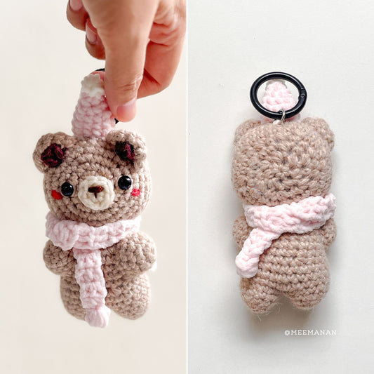 Winter Bear Keychain