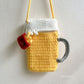 Beer Phone Pouch & Fries Keychain Crochet Pattern PDF