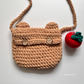 Bear Mini Bag with Tomato Charm