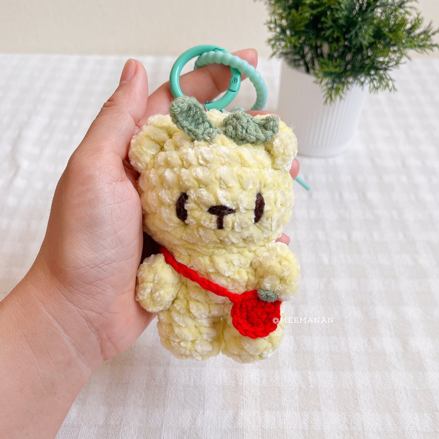 Sweet Gummy Friends Crochet Keychain