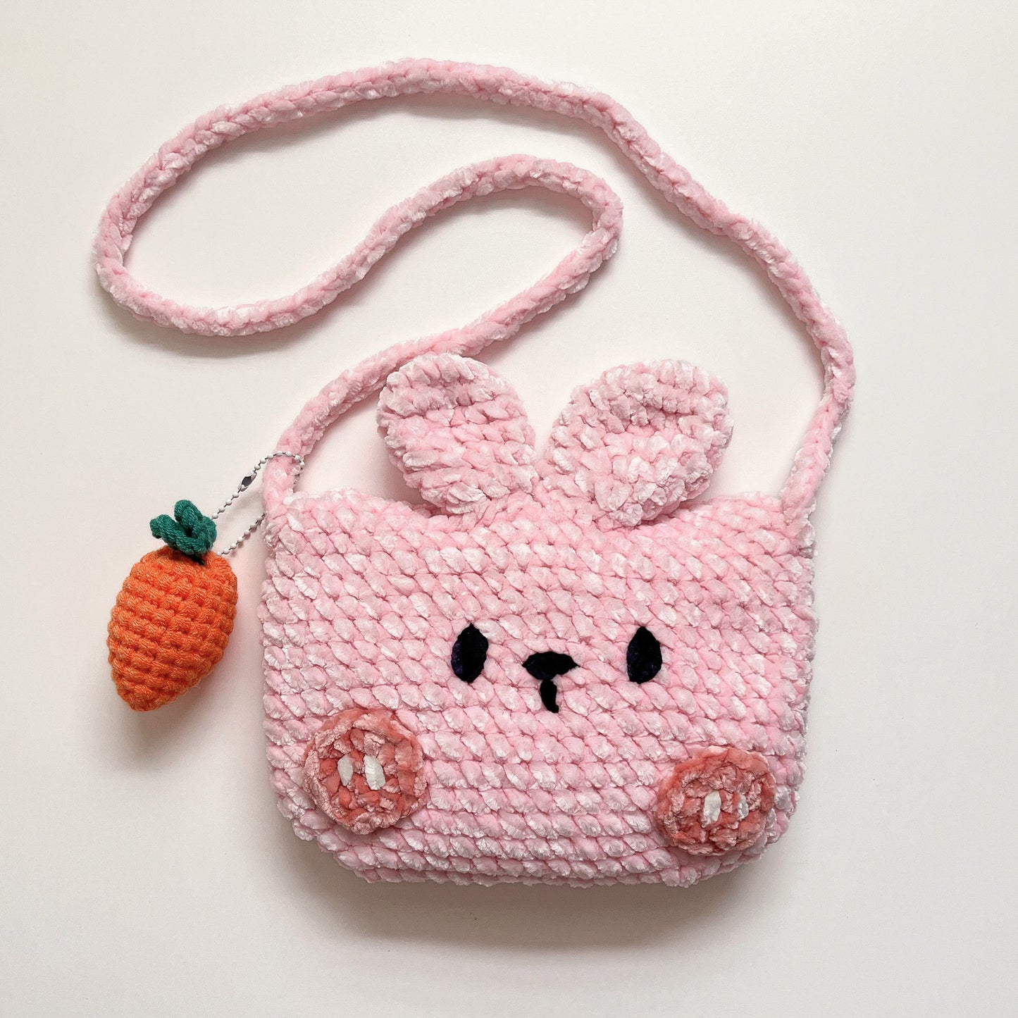 Bunny Mini Bag with Carrot Charm