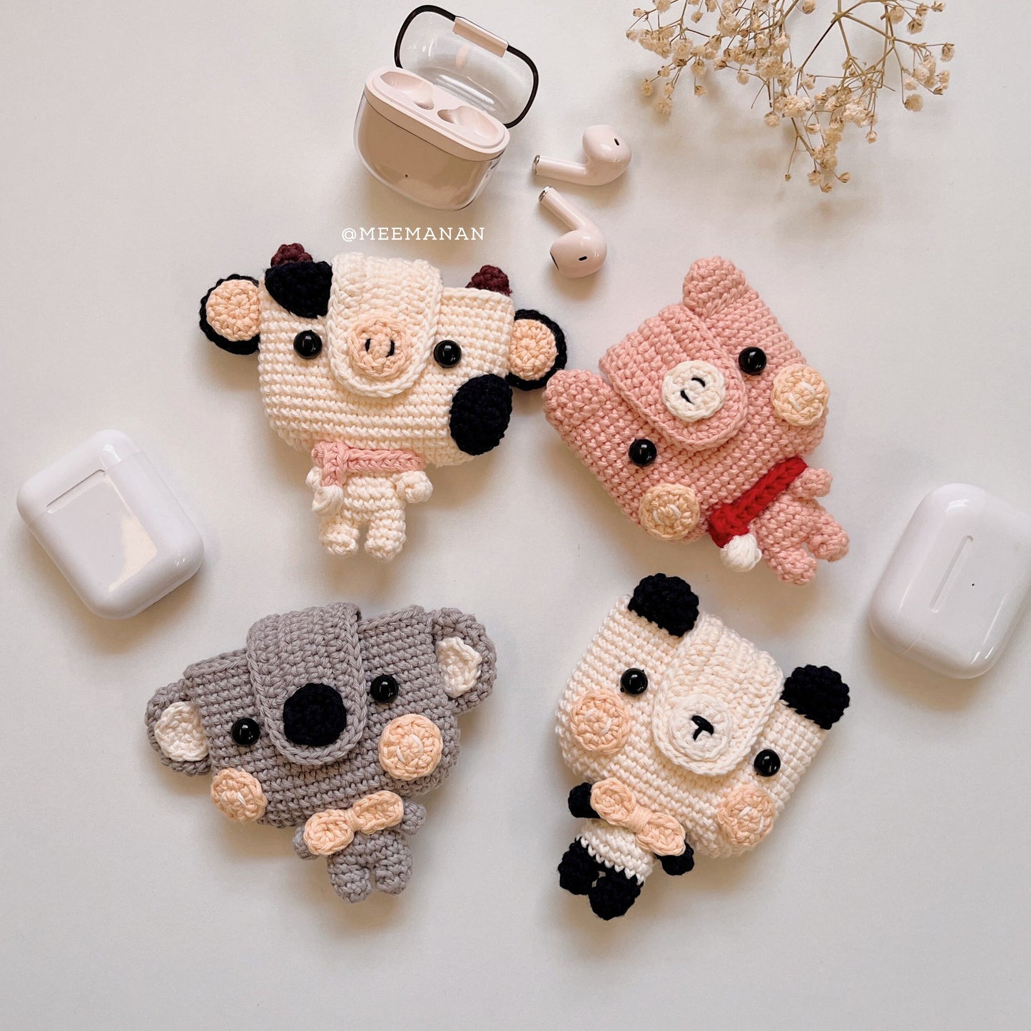 BUNDLE EarPods Pouch Cute Animals World